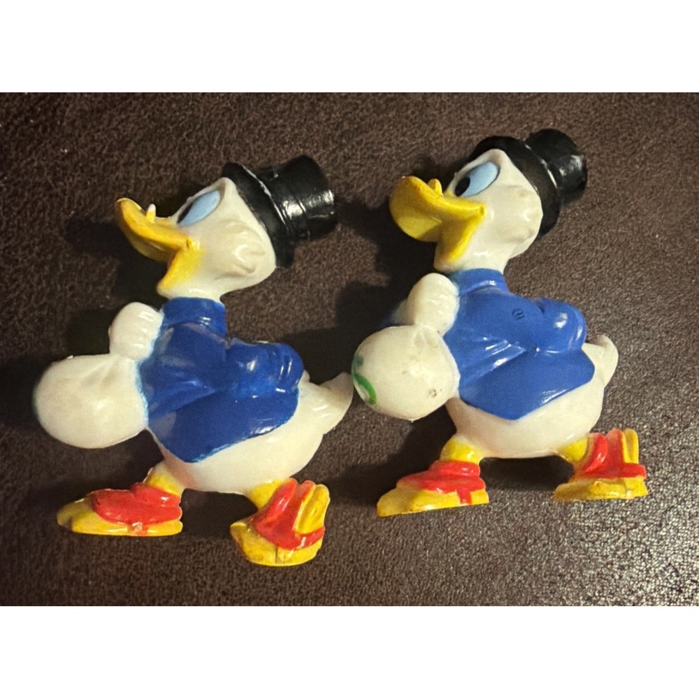 Vintage Rare 1991 Walt Disney Ducktales Scrooge McDuck  Lot Of 2 Toy Figures 90s